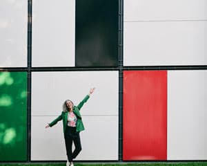 Creative portrait at Corbusier Pavillon