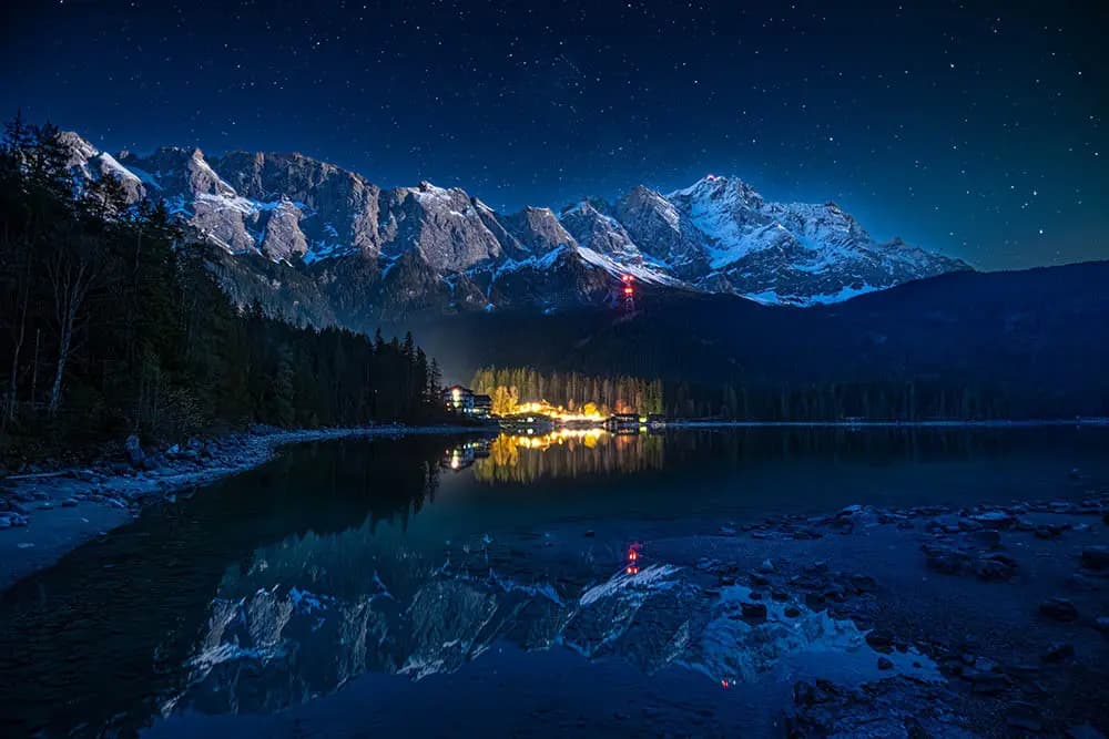 Harald Fröschl: Sternenhimmel am Eibsee